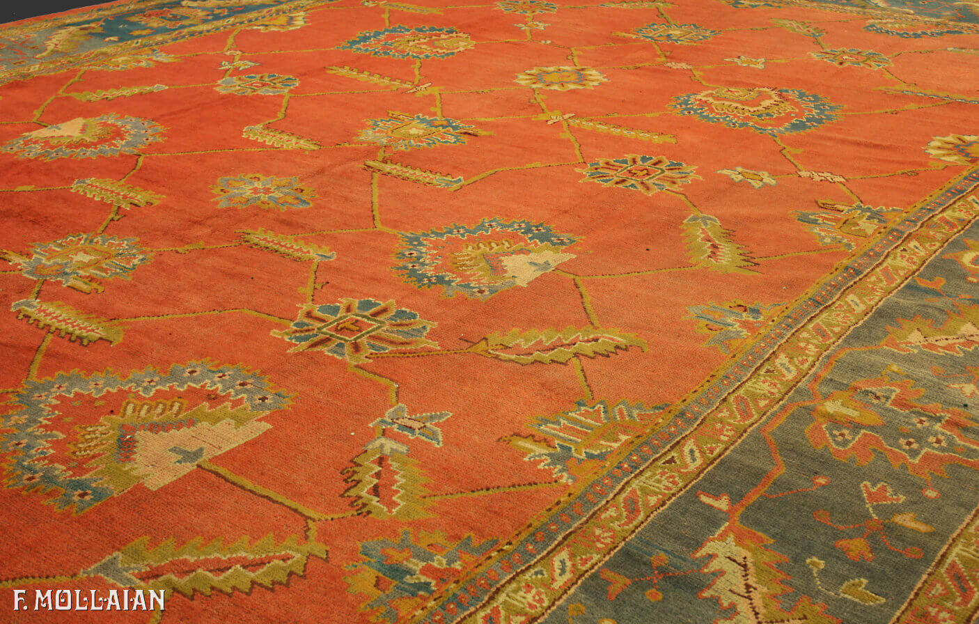 Antique Turkish Ushak (Oushak) Carpet n°:20624826